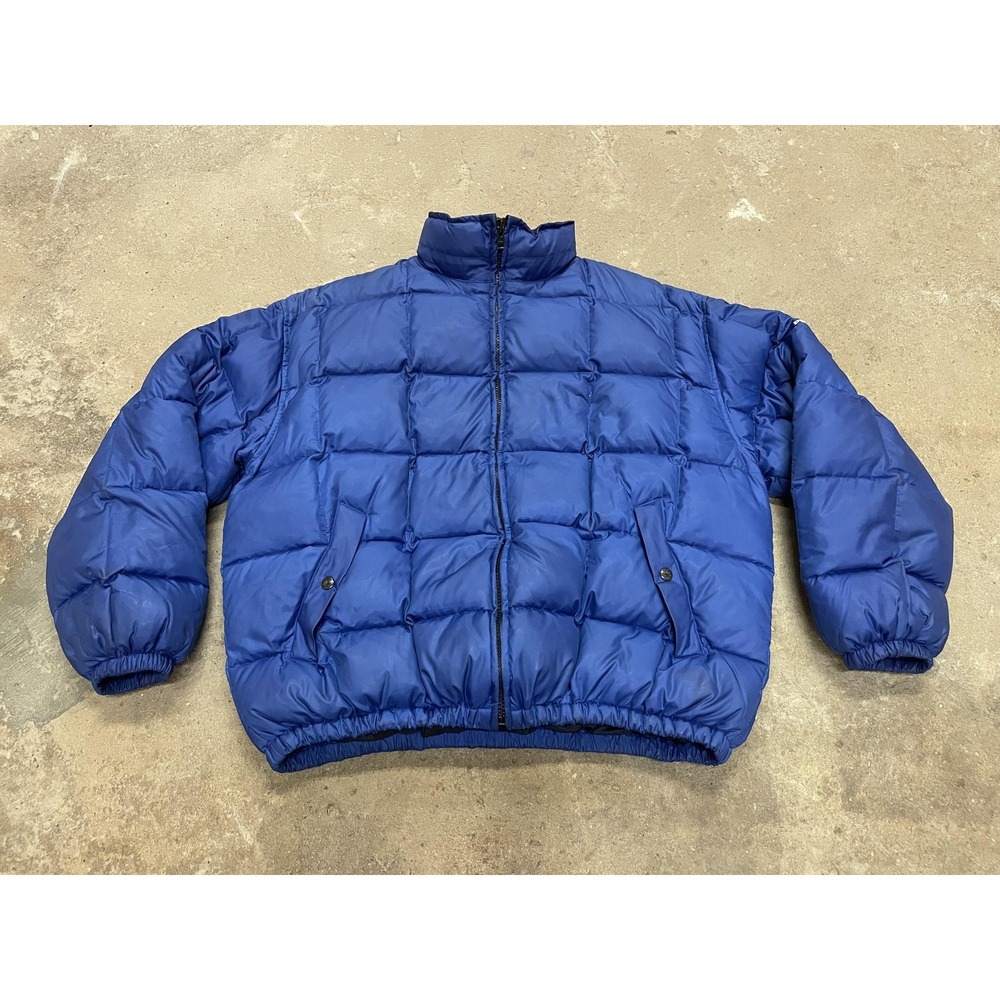 Vintage Polo Sport‎ Ralph Lauren Jacket Mens XL Blue Down Puffer Insulated 90s